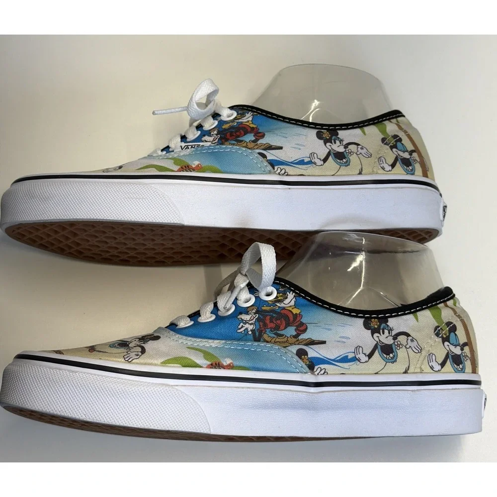 Vans x Disney Authentic Mickey Mouse Aloha Sneaker Limited Ed. Men‎ 7 Women 8.5
